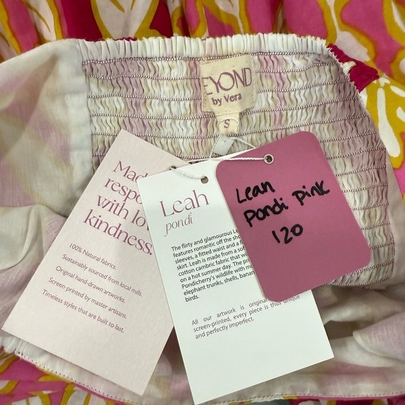 Beyond by Vera Leah Pondi Pink Off-Shoulder Dress - Picture 9 of 9